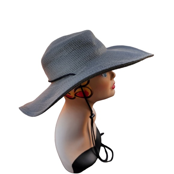 Tula Austin Texas Womens Packable Sunhat One Size Wide Brim Floppy Vacation - Picture 4 of 11